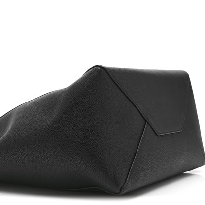 Celine Soft Grained Calfskin Small Belt Cabas Phantom Black 9 of 10