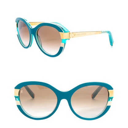 Louis Vuitton Petit Soupcon Cat Eye Sunglasses Z0638W Petrole 1 of 7