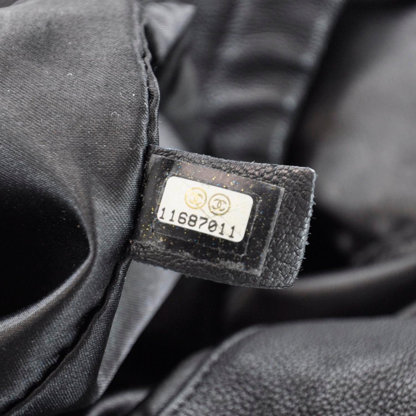 Calfskin Coco Cabas Black