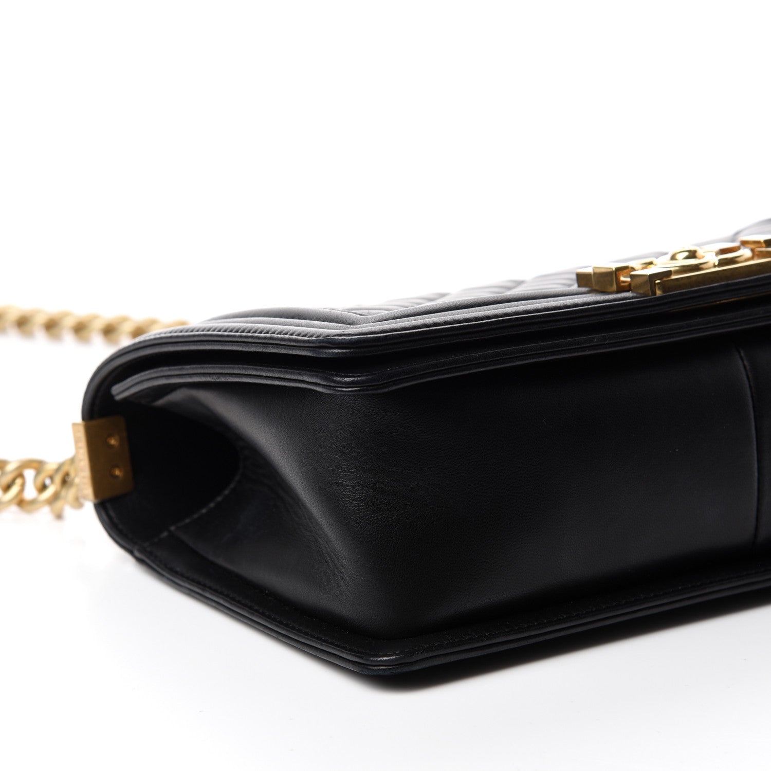 Chanel Lambskin Quilted Medium Boy Flap Black 6 of 11