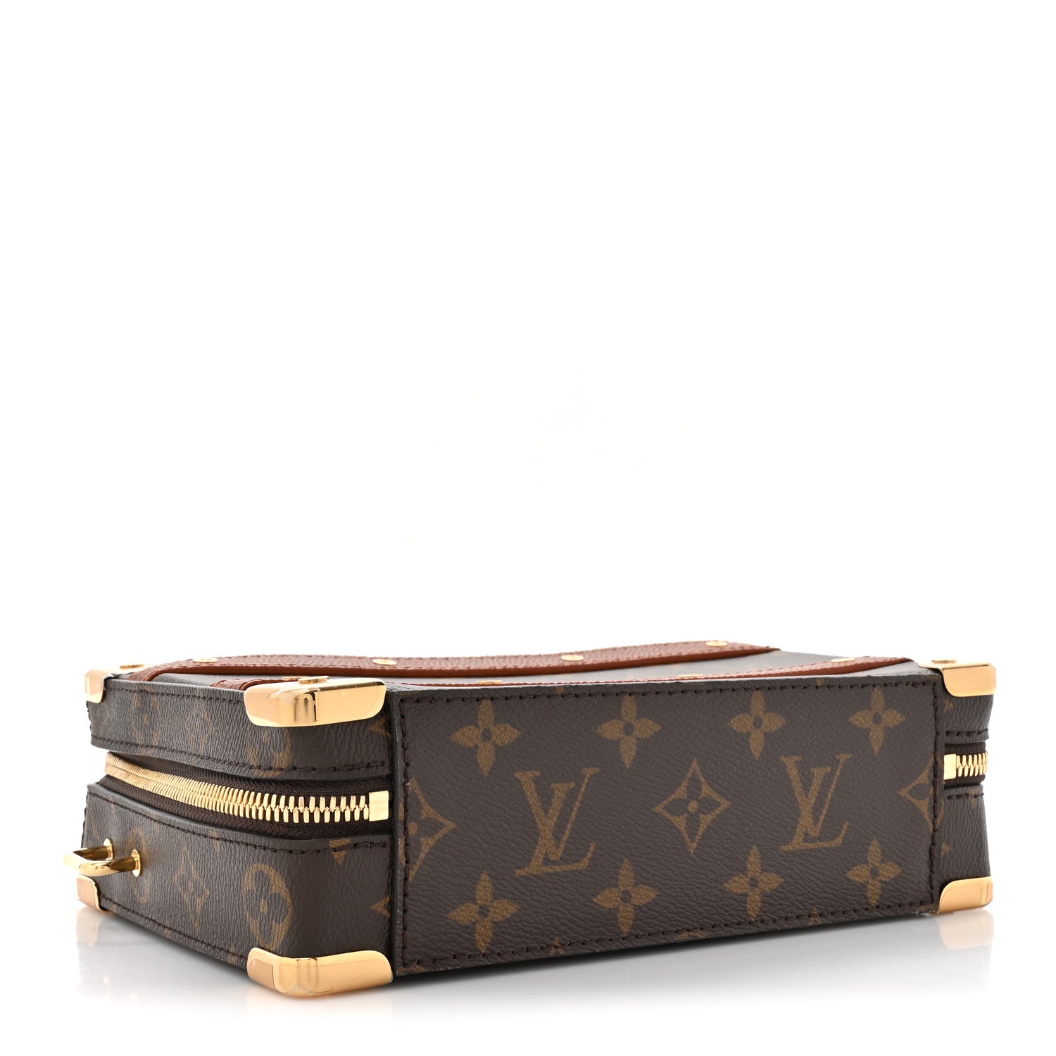 Louis Vuitton X NBA Grained Calfskin Monogram Handle Trunk Brown 4 of 9