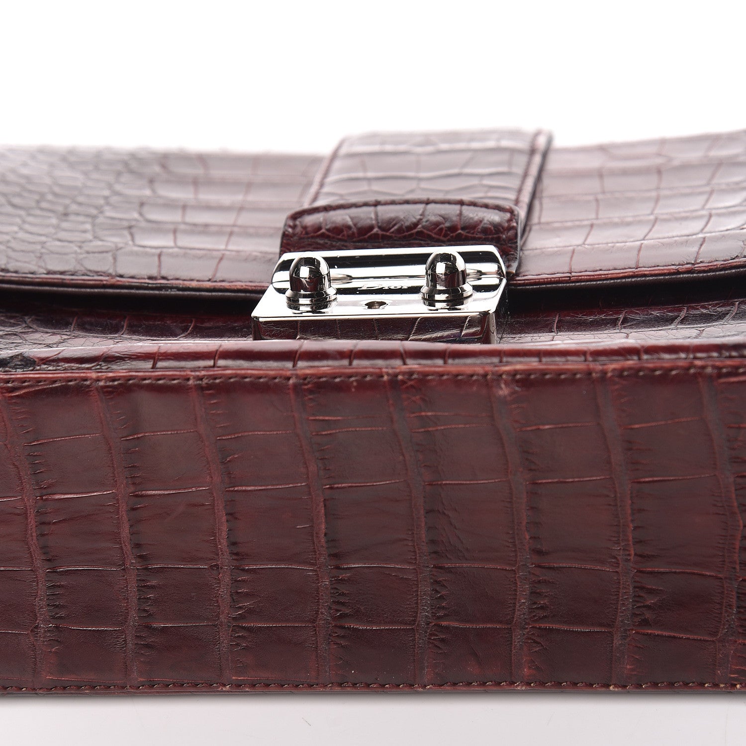 Christian Dior Crocodile Ombre Medium Miss Dior Flap 9 of 21