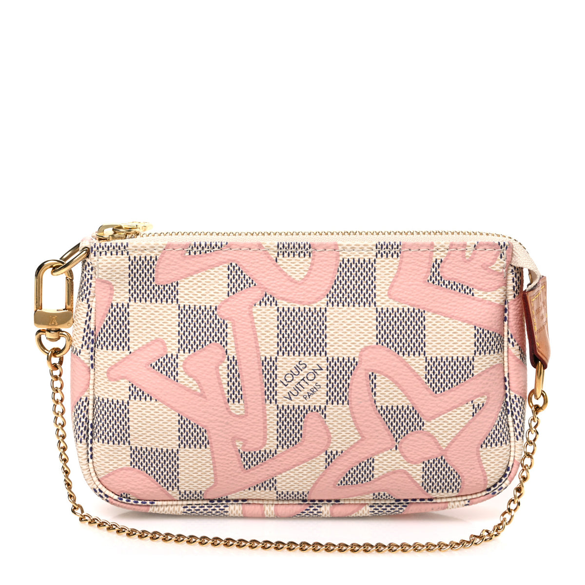 Louis Vuitton Damier Azur Tahitienne Mini Pochette Accessories 1 of 7