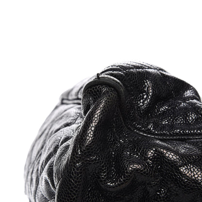 Chanel Crumpled Grained Calfskin Quilted Large Shiva Flap Black 10 of 12