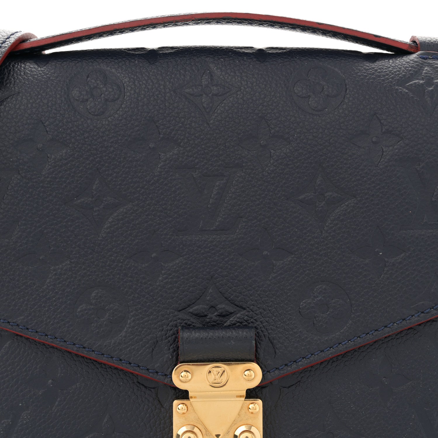 Louis Vuitton Empreinte Pochette Metis Marine Rouge 8 of 17