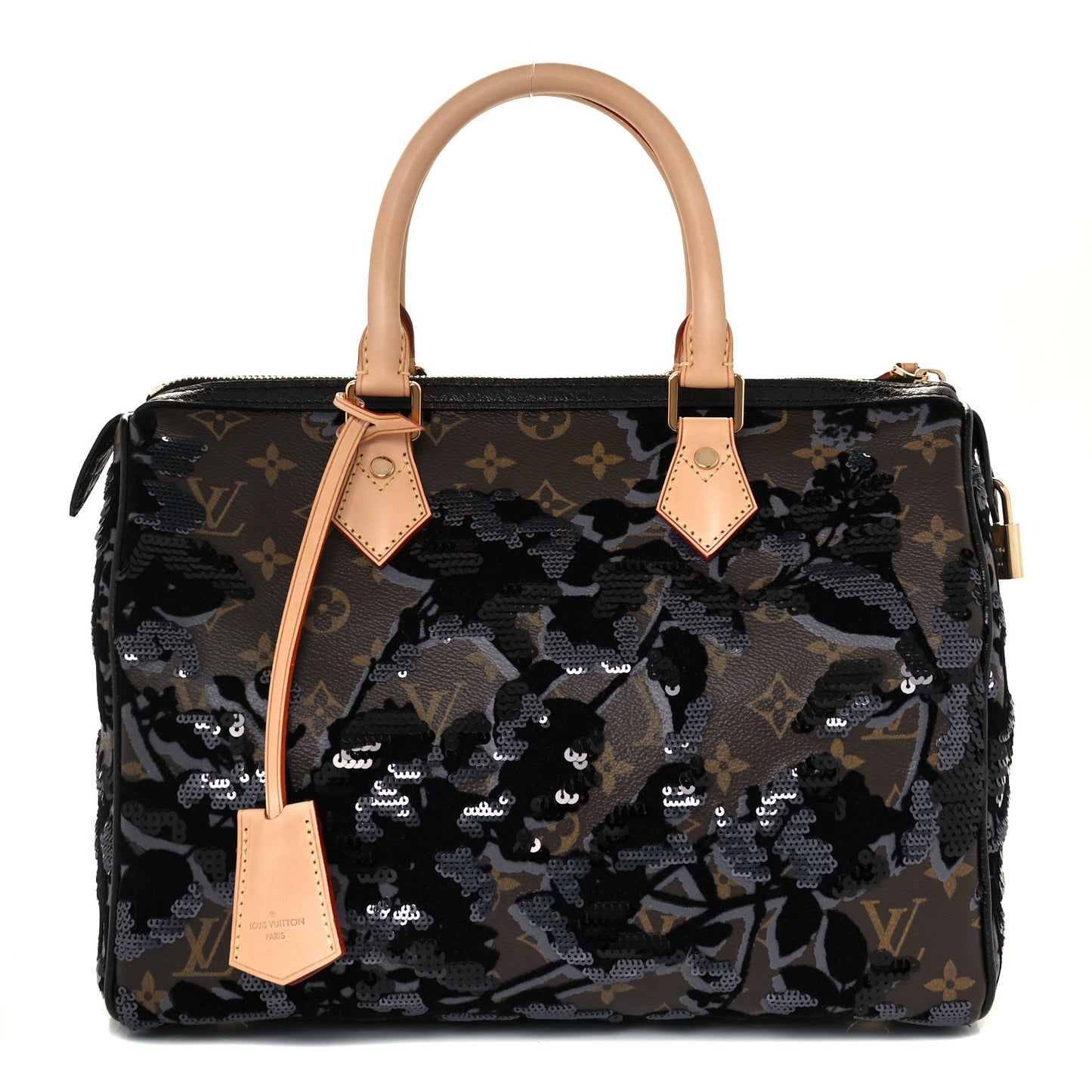 Monogram Fleur De Jais Sequins Speedy 30