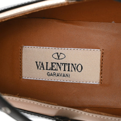 Valentino Garavani Nappa Love Latch 50mm Pumps 37.5 Black Poudre 8 of 8