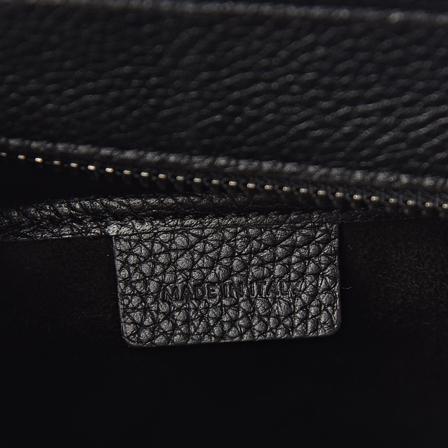 Celine Drummed Calfskin Nano Luggage Black 6 of 9