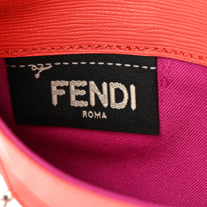 Fendi Vitello Elite Crystal Eye Monster Tube Wallet on Chain Bellini Multicolor 7 of 11