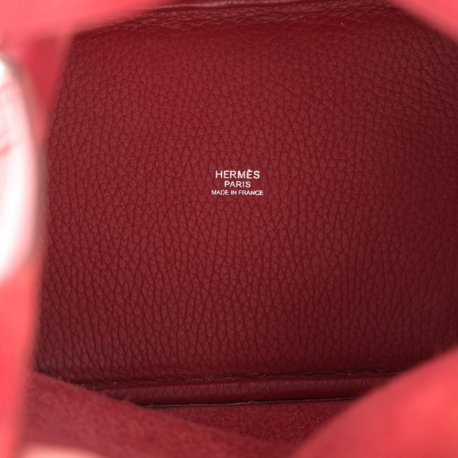 Hermes Taurillon Clemence Picotin Lock 18 PM Rubis 5 of 14