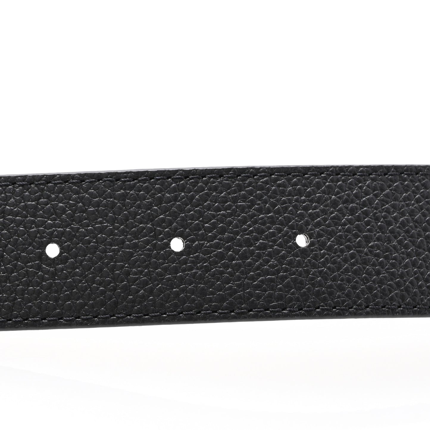 Calfskin Monogram 30mm LV Initiales Reversible Belt 90 36 Black