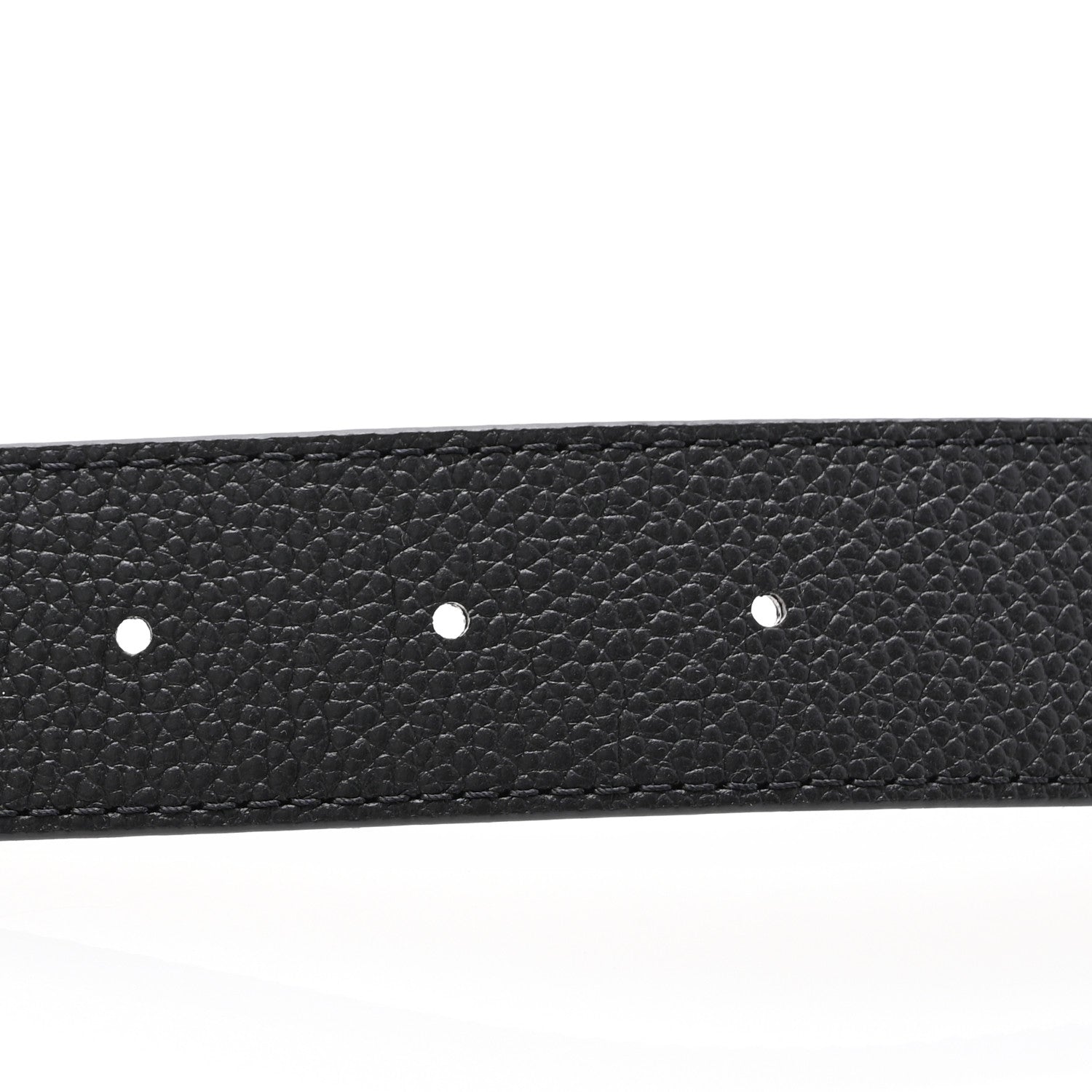 Louis Vuitton Calfskin Monogram 30mm LV Initiales Reversible Belt 90 36 Black 3 of 7