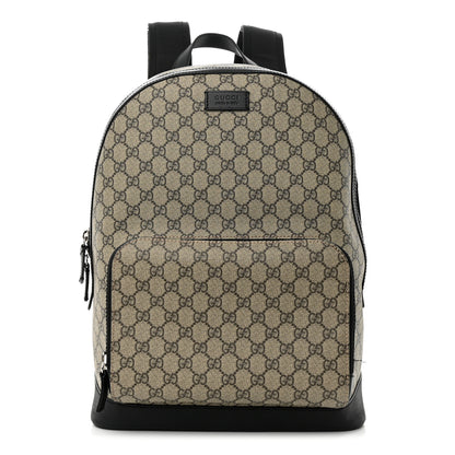 Gucci GG Supreme Monogram Medium Backpack Black 1 of 11