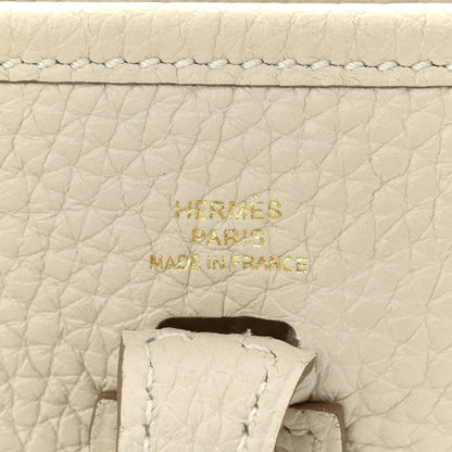 Hermes Taurillon Clemence Evelyne TPM Craie 6 of 11