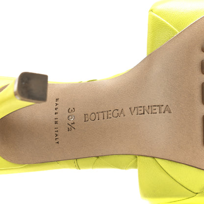 Bottega Veneta Nappa Maxi Intrecciato Lido 90mm Mule Sandals 36.5 Kiwi 6 of 7