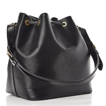 Louis Vuitton Epi Petit Noe Black 3 of 9
