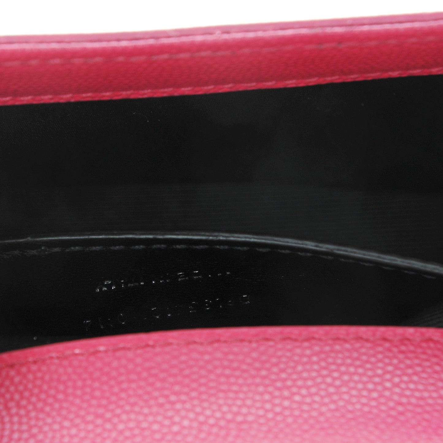Grain De Poudre Small Monogram Kate Satchel Fuchsia
