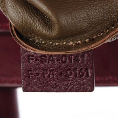 Celine Smooth Calfskin Mini Luggage Burgundy 4 of 10