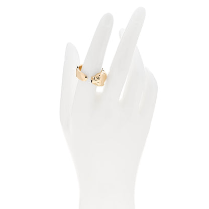 Cartier 18K Yellow Gold Tsavorite Onyx 11mm Panthere De Cartier Ring 56 7.5 2 of 6