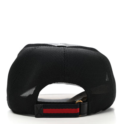 Gucci GG Supreme Monogram Kingsnake Print Baseball Hat L Black 6 of 9