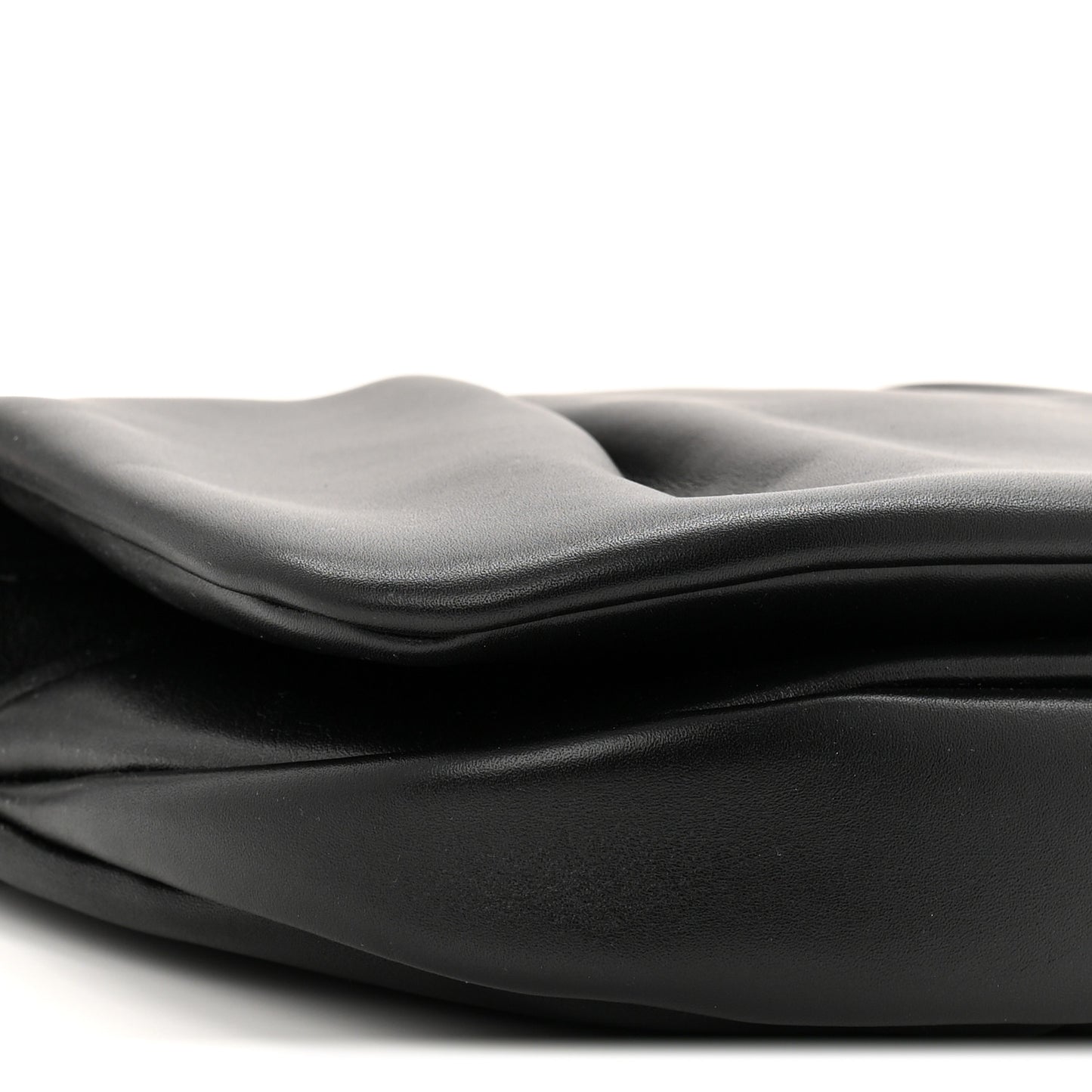 Shiny Nappa Calfskin Paseo Satchel Black