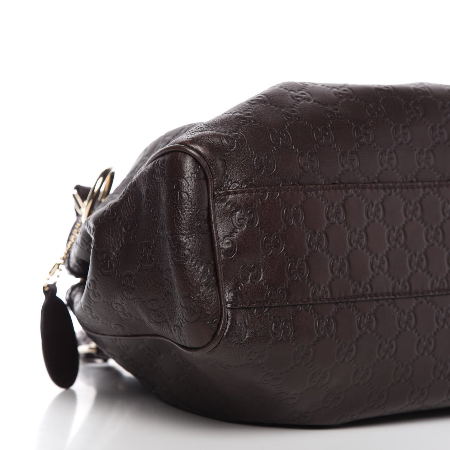 Guccissima Medium Sukey Tote Chocolate