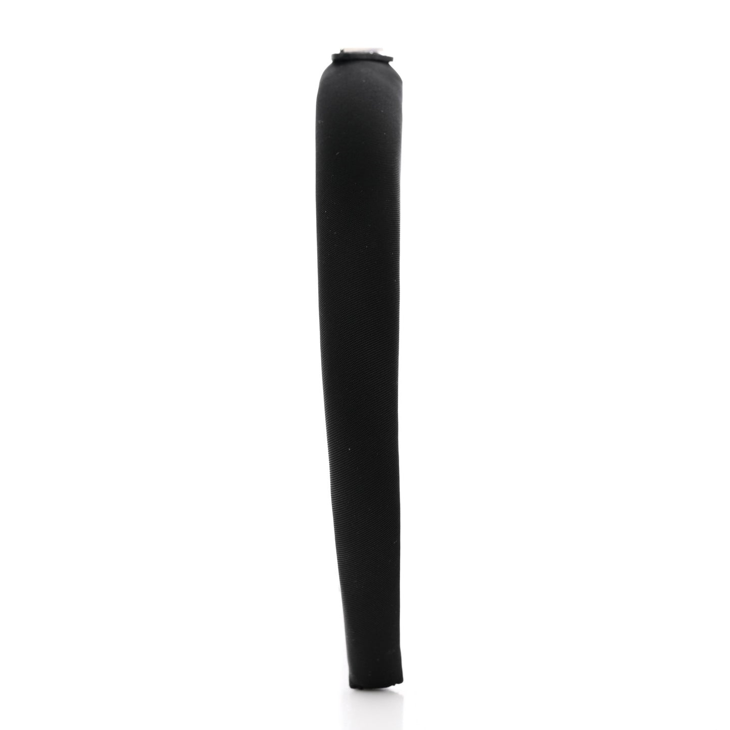 Re-Nylon Triangle Logo Thin Headband Black