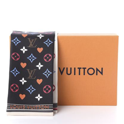 Louis Vuitton Silk Game On Bandeau Black White 4 of 4