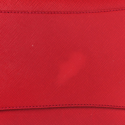 Prada Saffiano Lux Bowler Fuoco 18 of 18