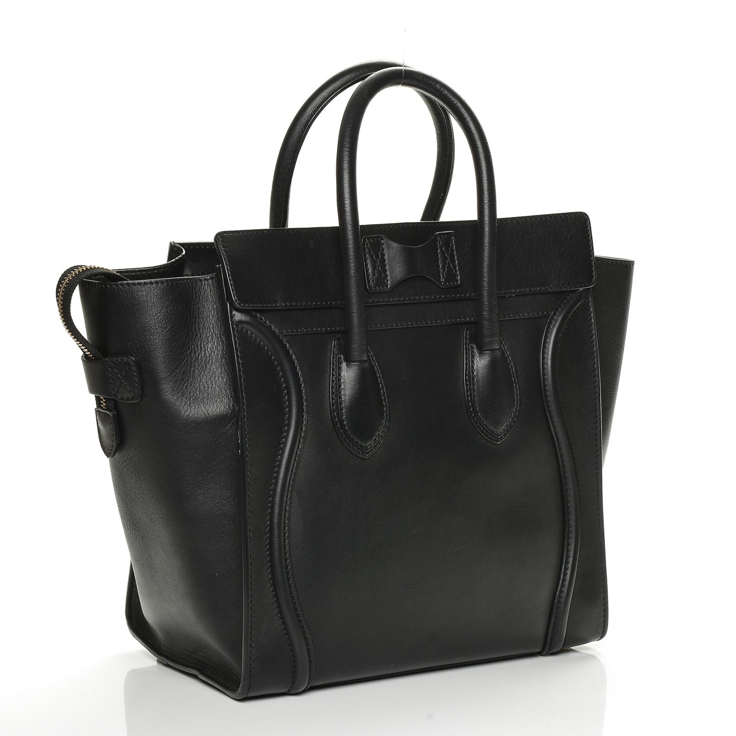 Smooth Calfskin Mini Luggage Black