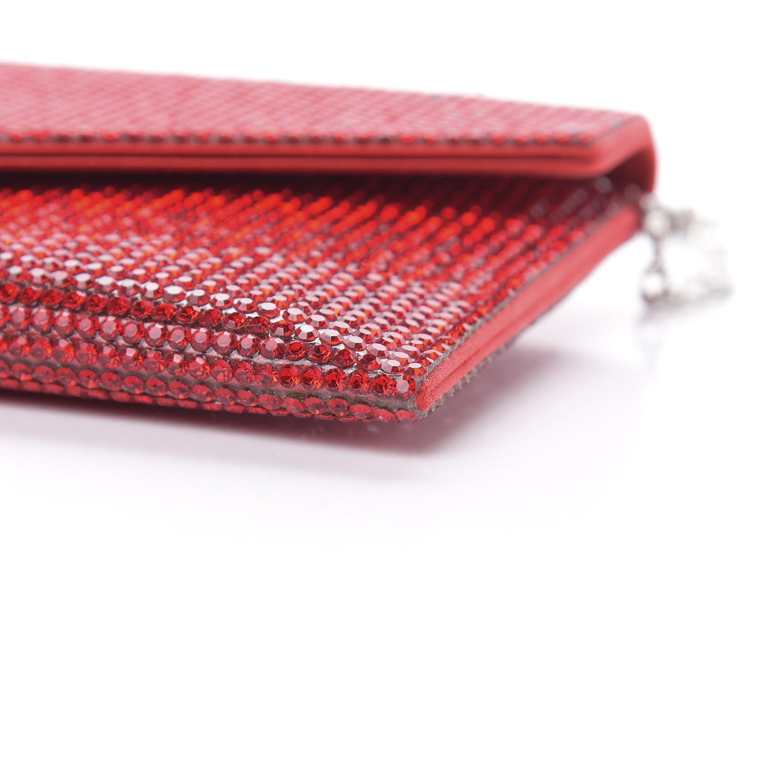 Judith Leiber Austrian Crystal Envelope Clutch Light Siam 10 of 11