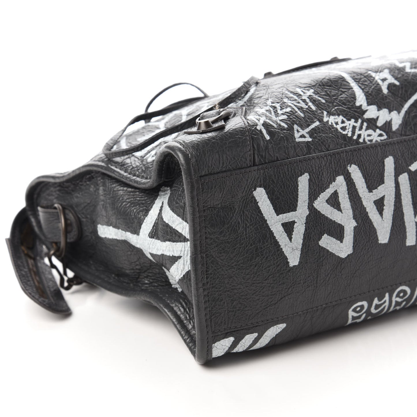 Agneau Arena Graffiti All Over Classic Hardware City Gris Fossile White