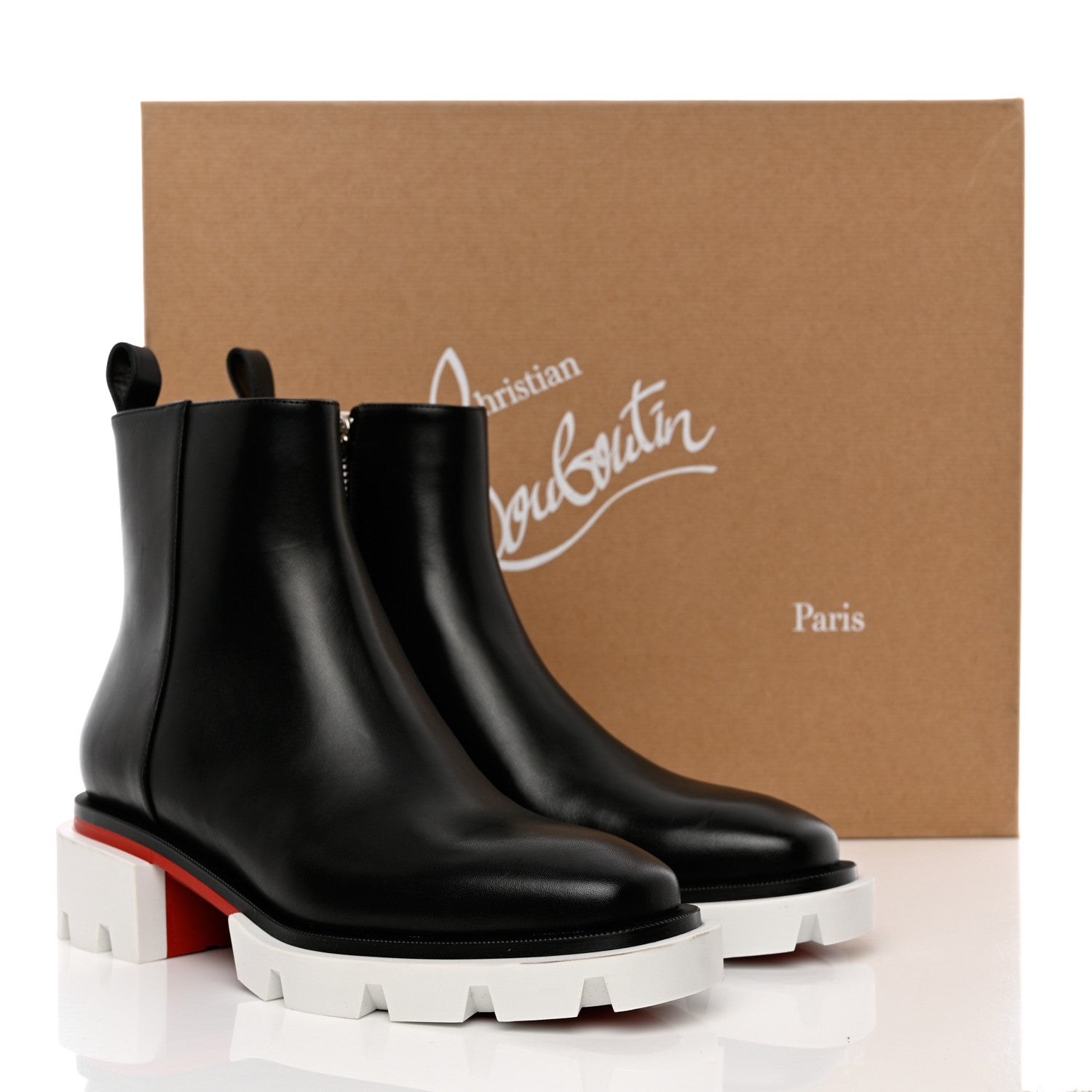 Christian Louboutin Calfskin Maxiboot Boots 37 Black 15 of 15