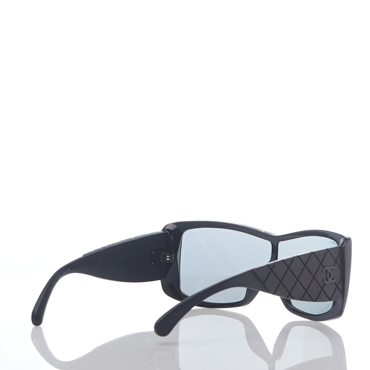 Wood Rubber Shield Sunglasses 71337A Black
