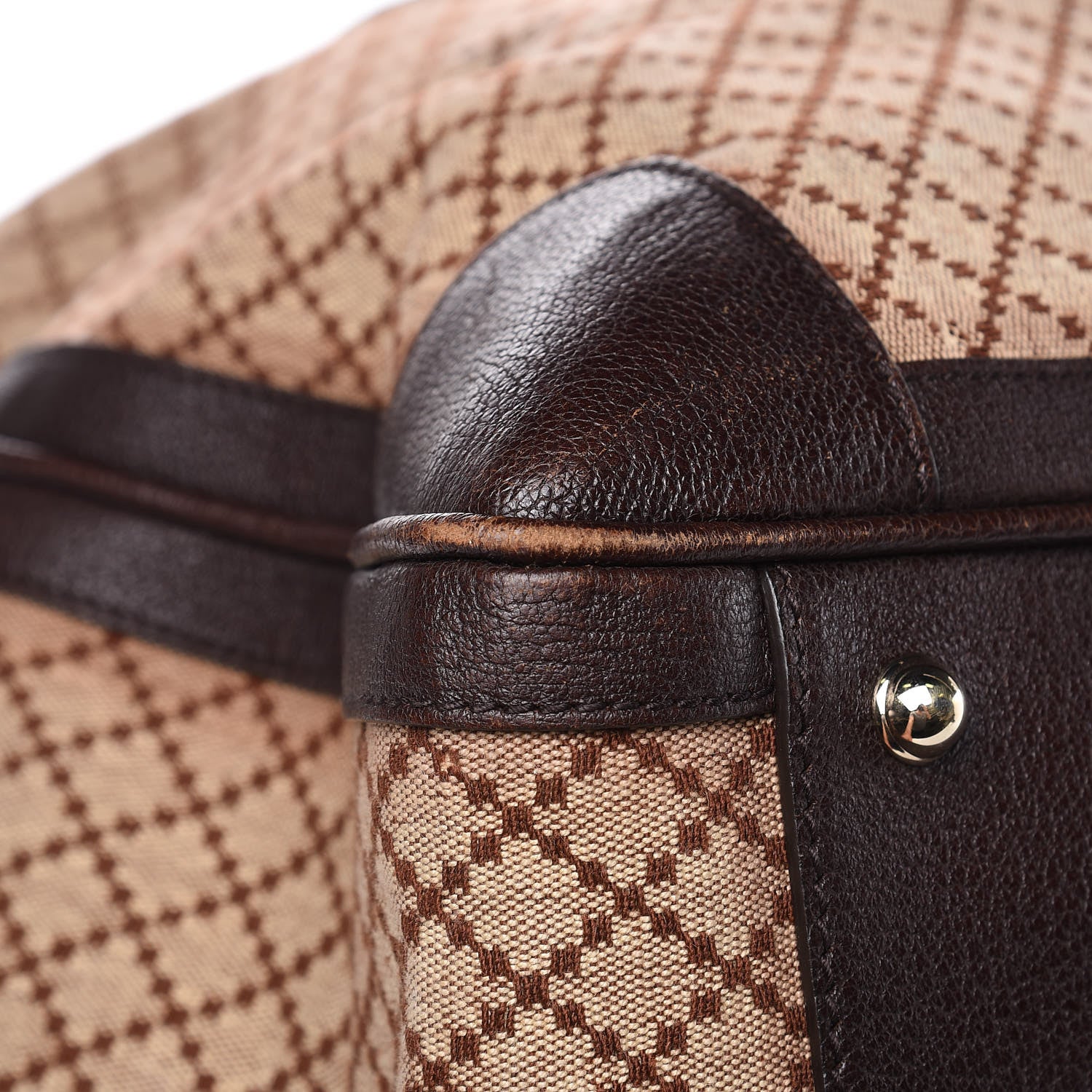 Gucci Diamante Duffle Bag Brown 10 of 17