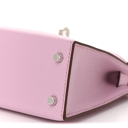 Hermes Epsom Mini Kelly Sellier 20 Mauve Sylvestre 9 of 10