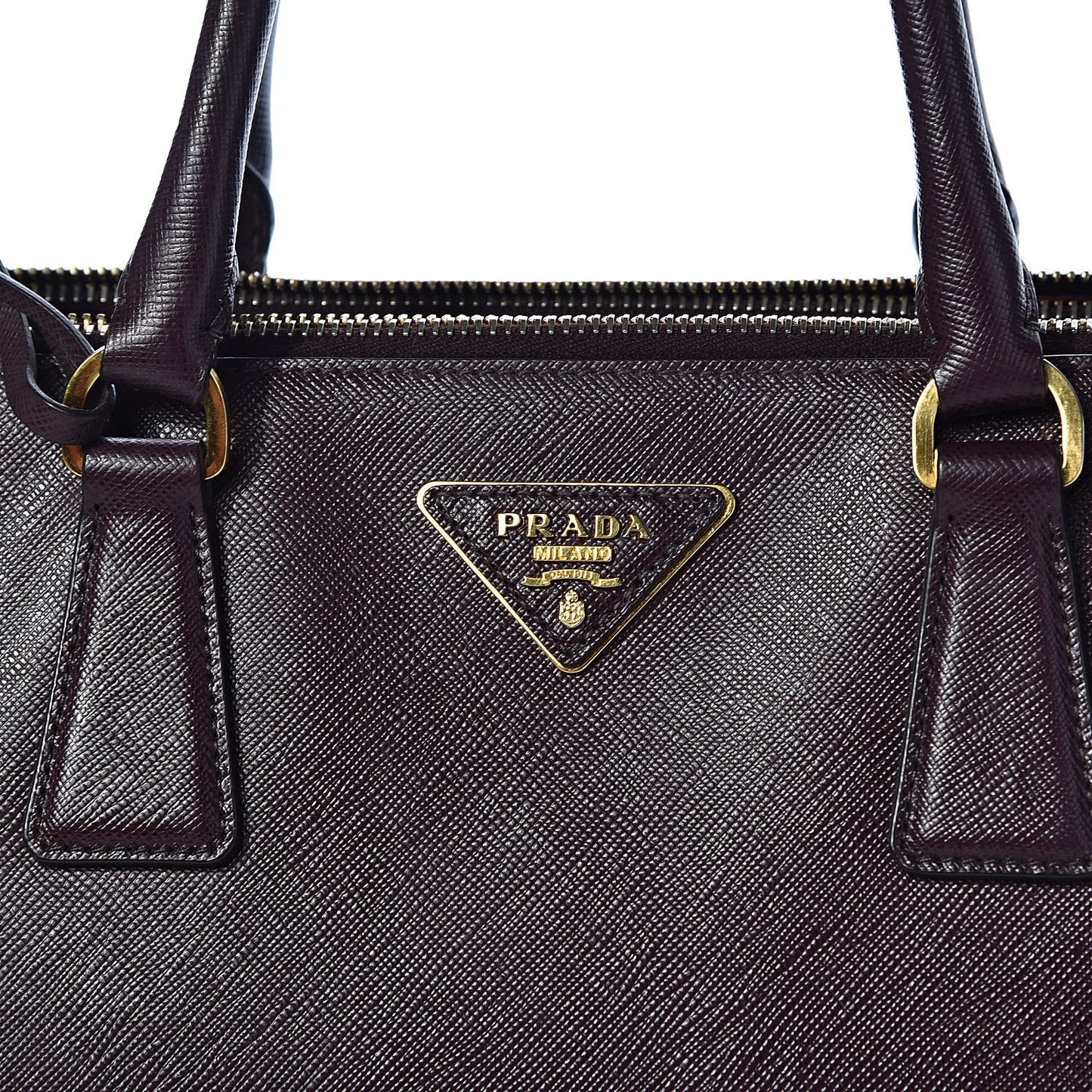 Saffiano Large Galleria Double Zip Tote Granato