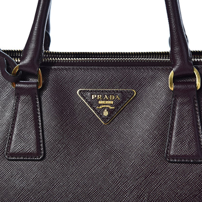 Prada Saffiano Large Galleria Double Zip Tote Granato 20 of 20