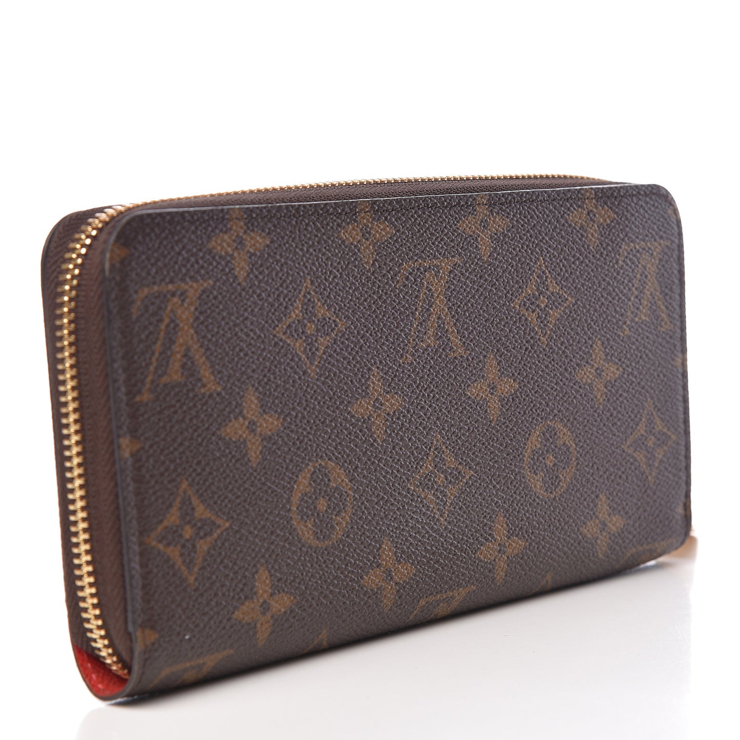 Monogram Zippy Wallet Coquelicot