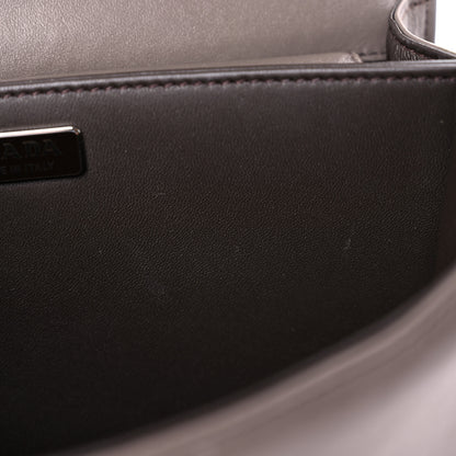 Prada Soft Calfskin Impunture Diagramme Cahier Bag Bambu 11 of 15