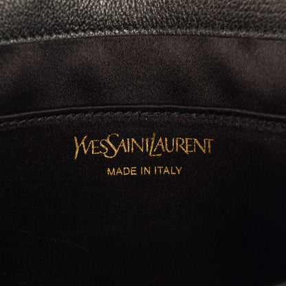 Saint Laurent Calfskin Monogram Large Belle De Jour Clutch Black 5 of 7