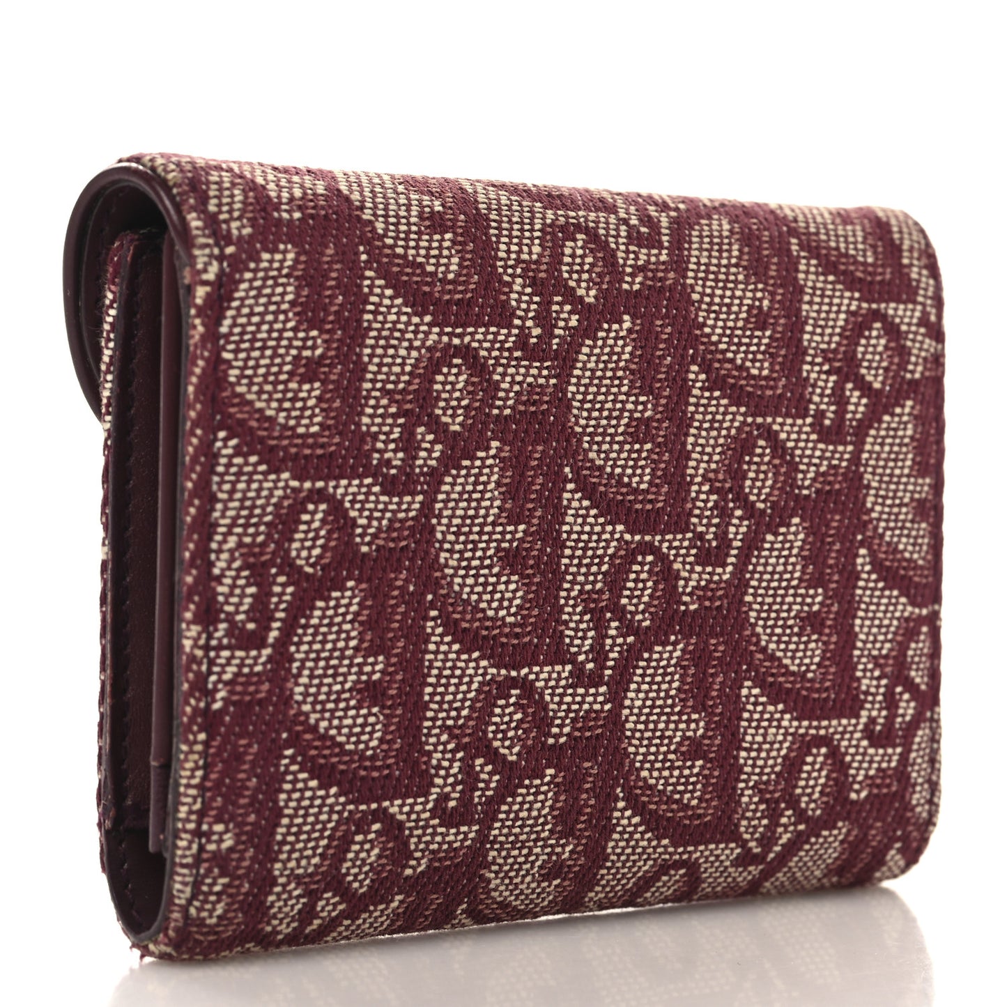 Monogram Compact Saddle Wallet Bordeaux