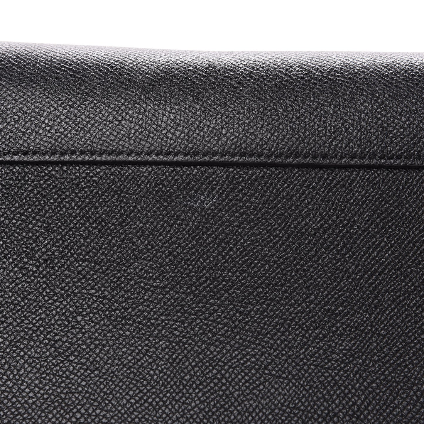 Grained Calfskin Mini Belt Bag Black