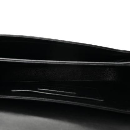 Saint Laurent Box Calfskin Monogram Medium Solferino Satchel Black 5 of 10
