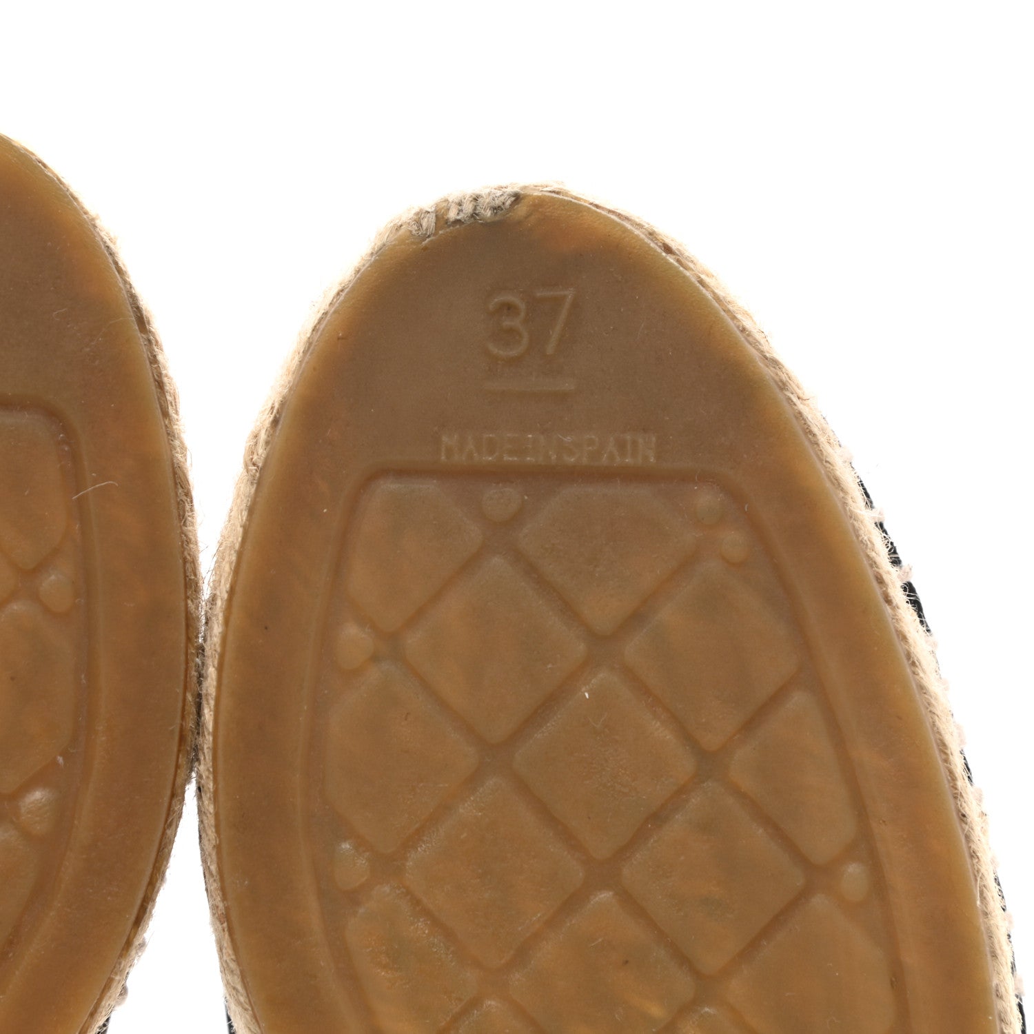 Chanel Satin Grosgrain Espadrilles 37 Black 7 of 10