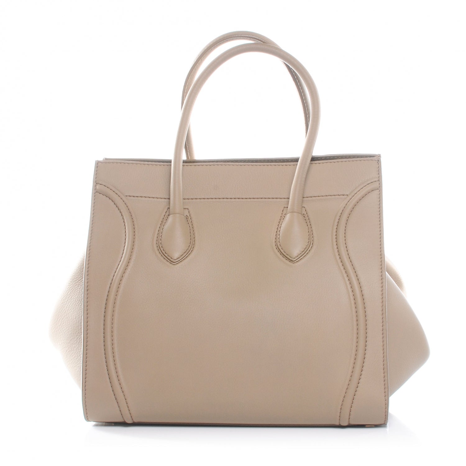 Celine Smooth Calfskin Medium Phantom Luggage Taupe 3 of 8