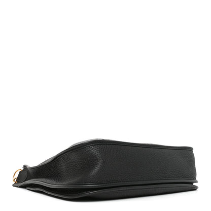 Hermes Taurillon Clemence Evelyne III PM Black 3 of 9