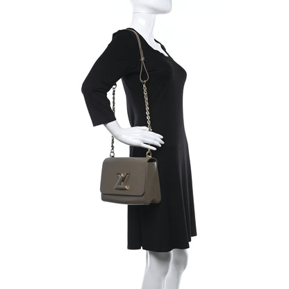 Louis Vuitton Epi Twist Shoulder Bag MM Smokey Brown 2 of 10