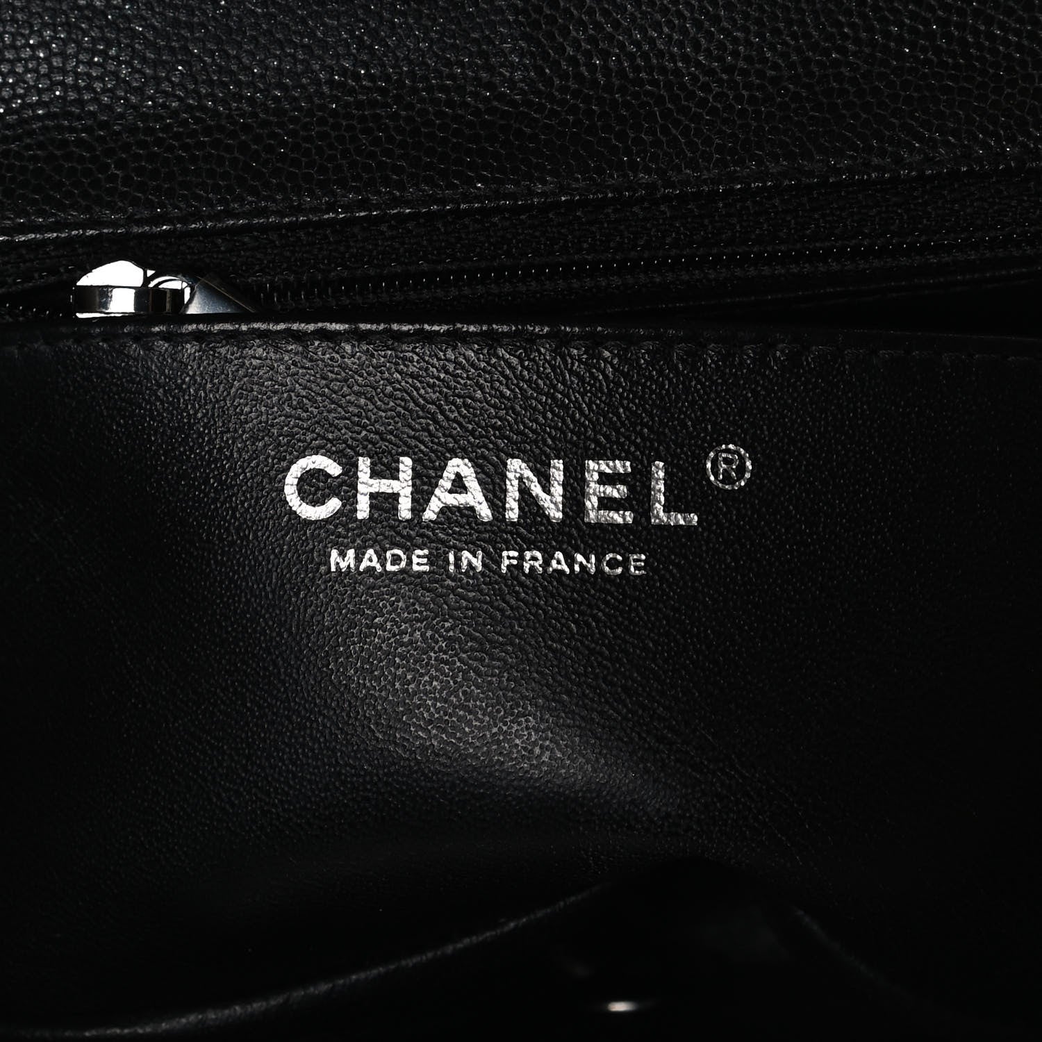 Chanel Iridescent Caviar Quilted Mini Rectangular Flap Black 6 of 13