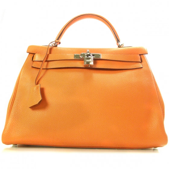 Hermes Togo Kelly 28 Orange 1 of 14